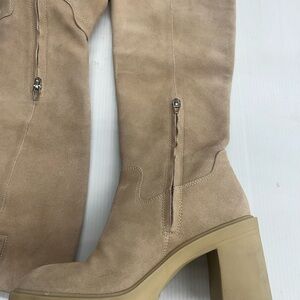 Dolce Vita Beige Knee Boots
